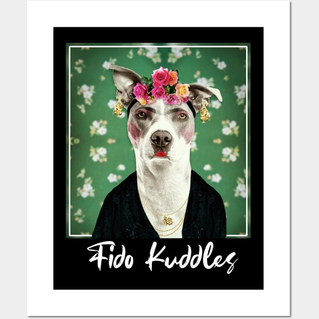 Fido Kuddles WPH MEDIA Wall Art by WPHmedia